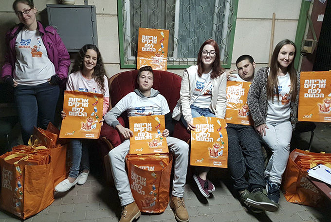 הפחים הכתומים במגדל העמק גם בשכונות החדשות